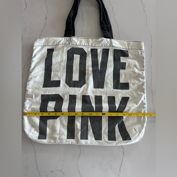 PINK by Victoria's Secret VS Love Tote Bag Vintage Retro Y2K Throwback - Picture 3 of 10